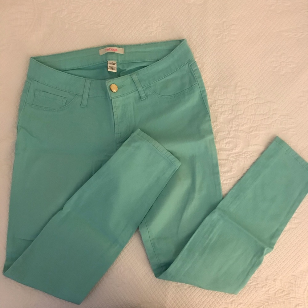 Refuge Mint Green Leggings/Jeans